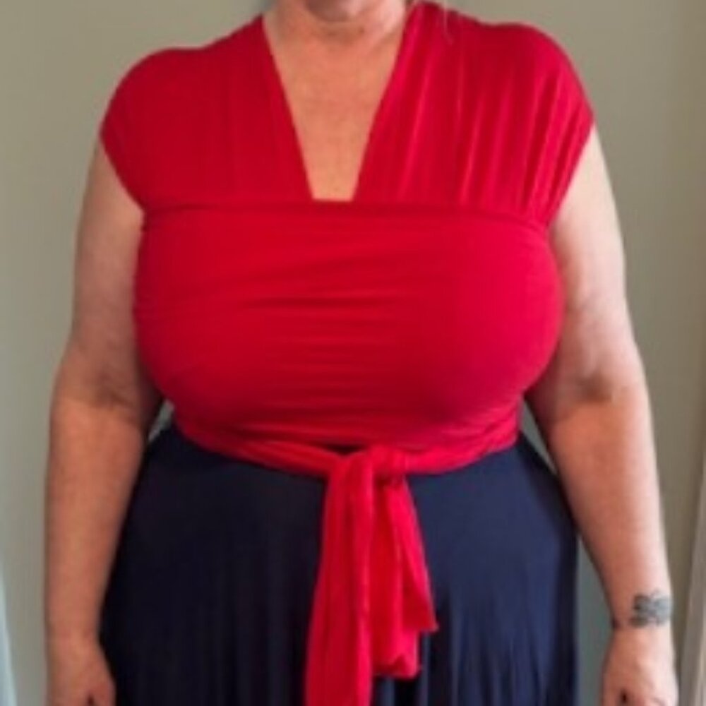 Eternity Dress by SWAK in Navy and Red